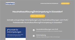 Desktop Screenshot of entruempelungen.biz