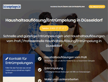 Tablet Screenshot of entruempelungen.biz